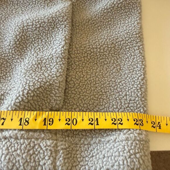 Columbia Lodge Sherpa Jacket Gray, White, & Beige Color-block Fleece Size XXL - Picture 8 of 12